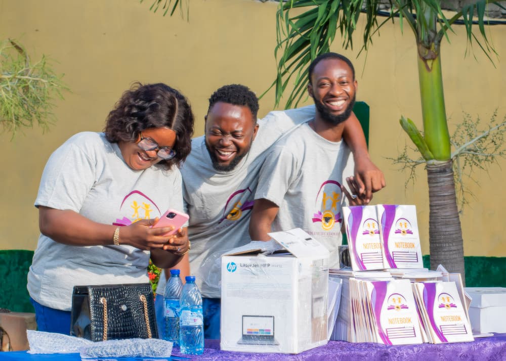 School supplies distribution